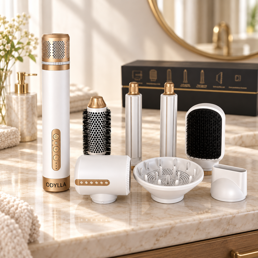 Brosse Soufflante Pro 7 en 1 Multi-Embouts